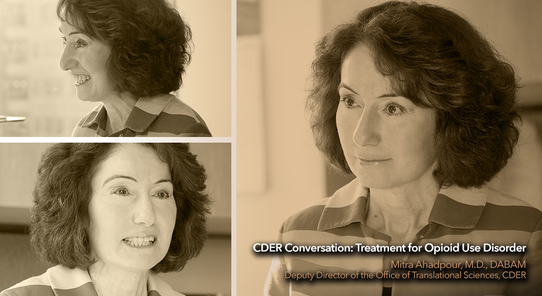 Photos of Dr. Mitra Ahadpour for CDER Conversation