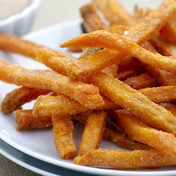 sweet potato fries on a plate (350x350)