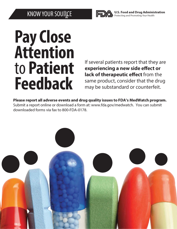 Pay Close Attention to Patient Feedback flyer