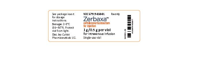 Zerbaxa Vial Before