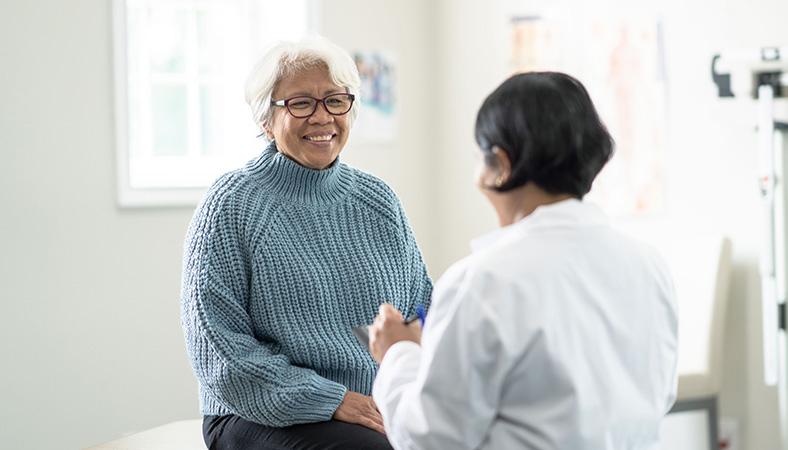 Woman at Doctor