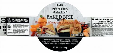 Lidl Fig Baked Brie