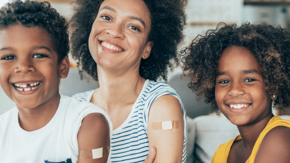 Image of Family who received injections