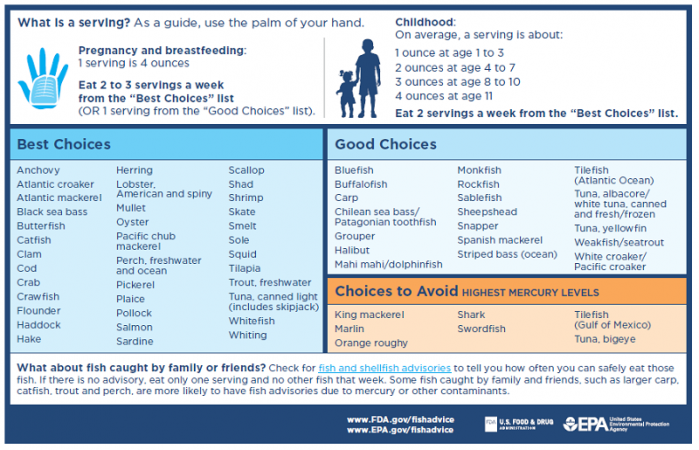 Advice About Eating Fish - Chart Thumbnail