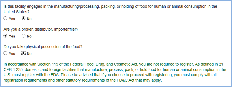 Food Facility Registration Step-by-Step Instructions Figure 4b