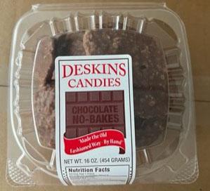 “Deskin Candies Chocolate No-Bakes, 16 oz.”