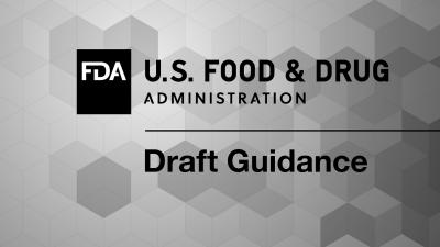 FDA logo with text Draft Guidance