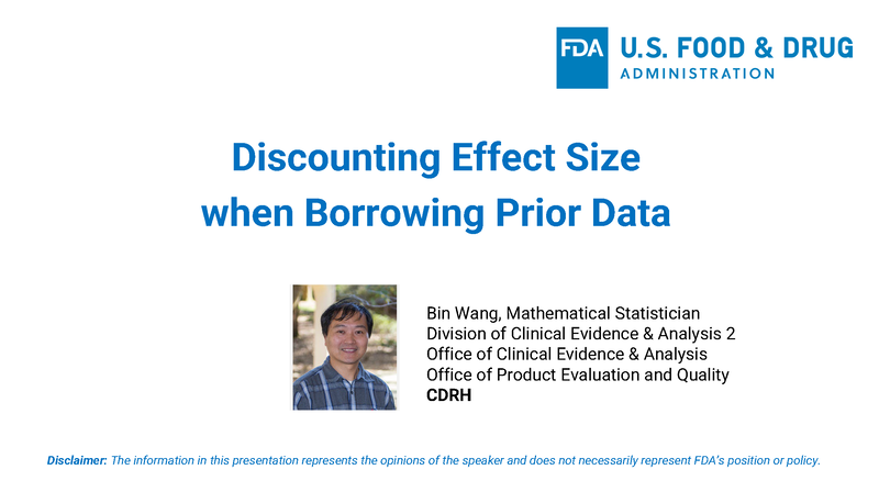Discounting Effect Size when Borrowing Prior Data