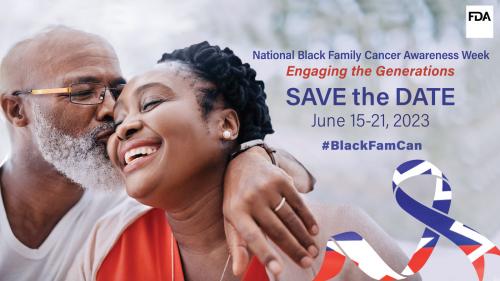 National Black Family Cancer Awareness Save the Date Generations