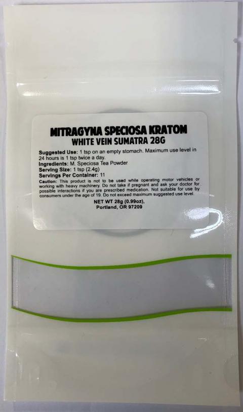 "MITRAGYNA SPECIOSA KRATOM WHITE VEIN BORNEO 56 G"