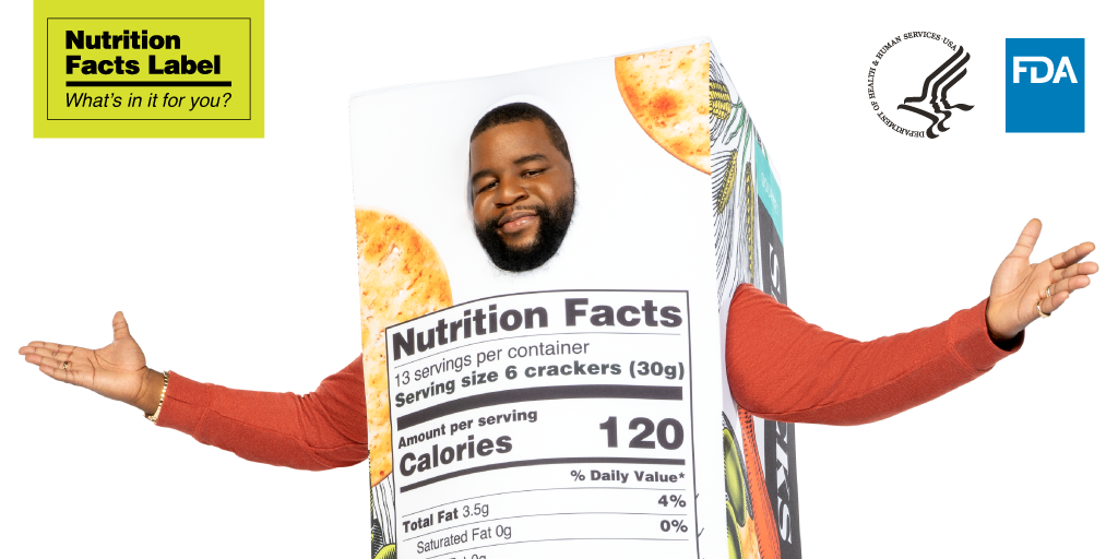 The Nutrition Facts Label - One Model Image for Social Media