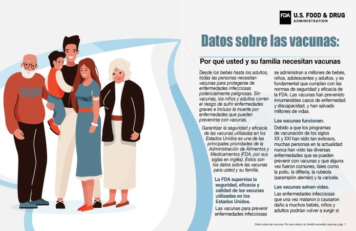 Datos sobre las vacunas: Por qué usted y su familia necesitan vacunas