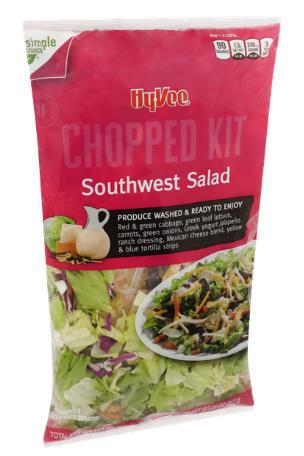 UPC: 0-07450-24669 HY-VEE SOUTHWEST CHOPPED SALAD KIT 13.4 OZ