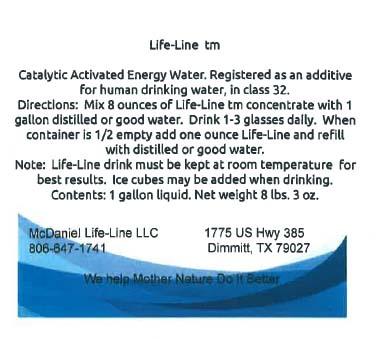 “Life-Line tm, 1 gallon”