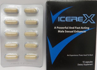 Vicerex capsules and front label