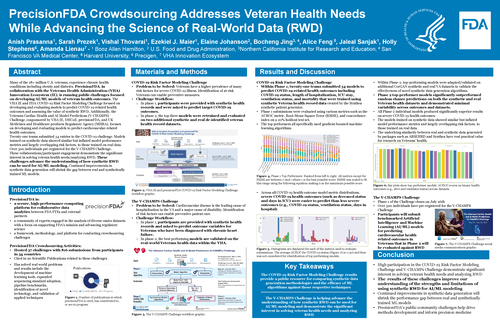 PrecisionFDA Crowdsourcing Addresses Veteran Health Needs While Advancing the Science of Real-World Data (RWD)