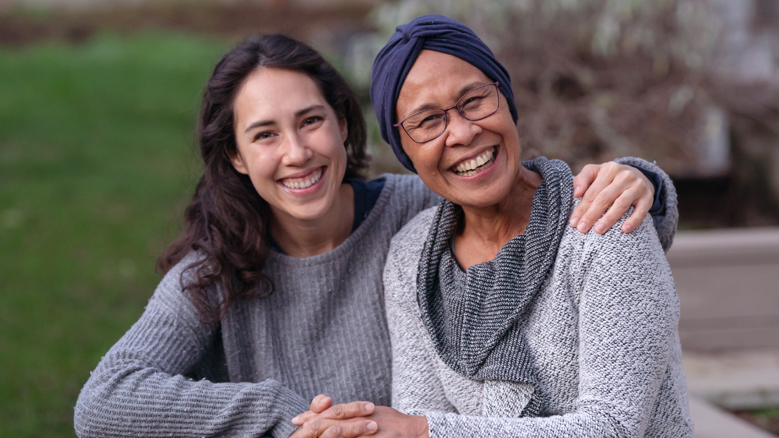Image of smiling multigenerational women 
