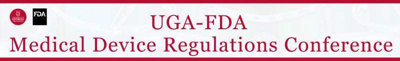 UGA-FDA Medical Devices Conference Banner 2022