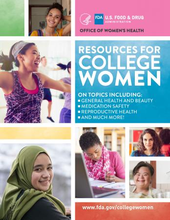 Resources for College Women - Multiethnic College Women on flyer