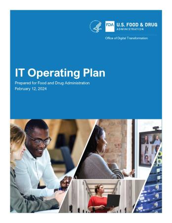 FDA Information Technology Operating Plan