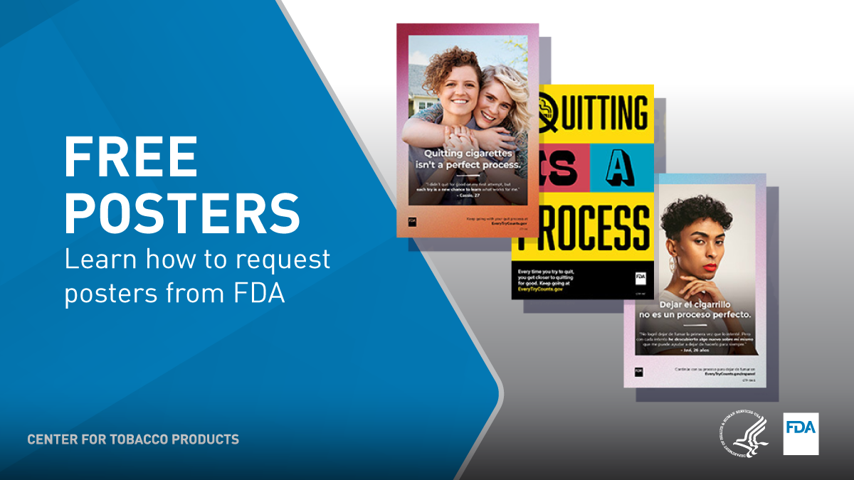 Learn how to request posters from FDA