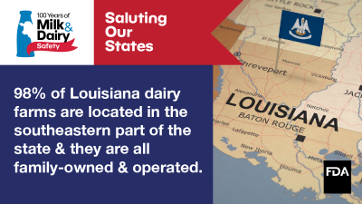 State Salute for Milk & Dairy Safety: Louisiana