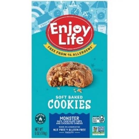 5th “Enjoy Life – Soft Baked Cookies – Monster, 6 oz”