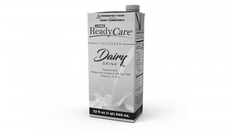 Lyons Ready Care Thickened Dairy Drink - Moderately Thick Honey Consistency 12ct 32 fl oz cartons