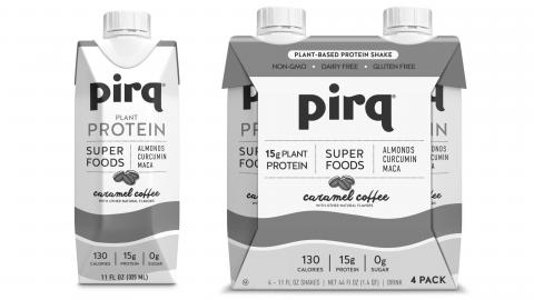 Pirq Plant Protein Caramel Coffee 4ct 325ml cartons