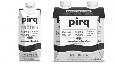 Pirq Plant Protein Decadent Chocolate 4ct 325ml cartons
