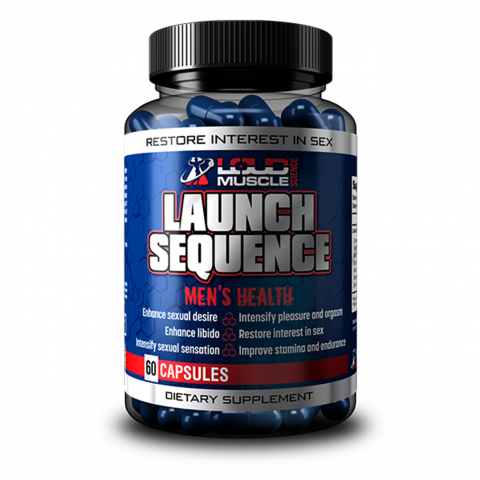 “Loud Muscle, Launch Sequence, Men’s Health, 60 Capsules, dietary supplement”
