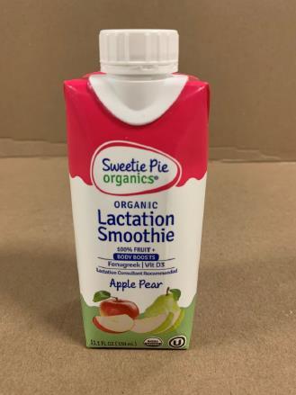Sweetie Pie Organics Organic Lactation Smoothie Apple Pear