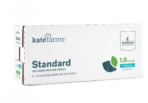 Kate Farms Standard 1.0 Vanilla 12ct/325ml cartons