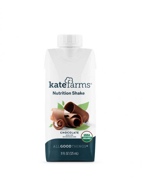 Kate Farms Nutrition Shake Chocolate 12ct/11 fl oz cartons