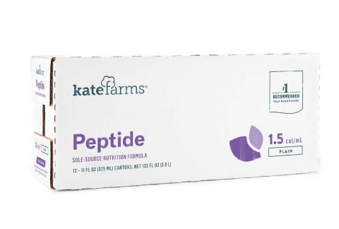Kate Farms Peptide 1.5 Plain 12ct/325ml cartons