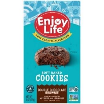 Image 3 - Enjoy Life – Soft Baked Cookies – Double Chocolate Brownie, 6 oz 