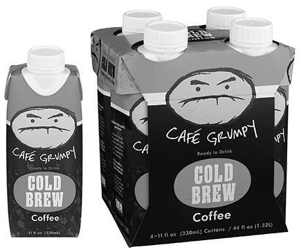 Cafe Grumpy Ready to Drink Cold Brew Coffee 4ct/11 fl oz cartons