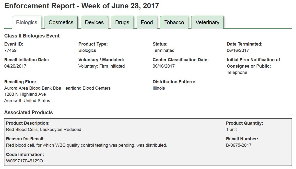 Enforcement Report Print View