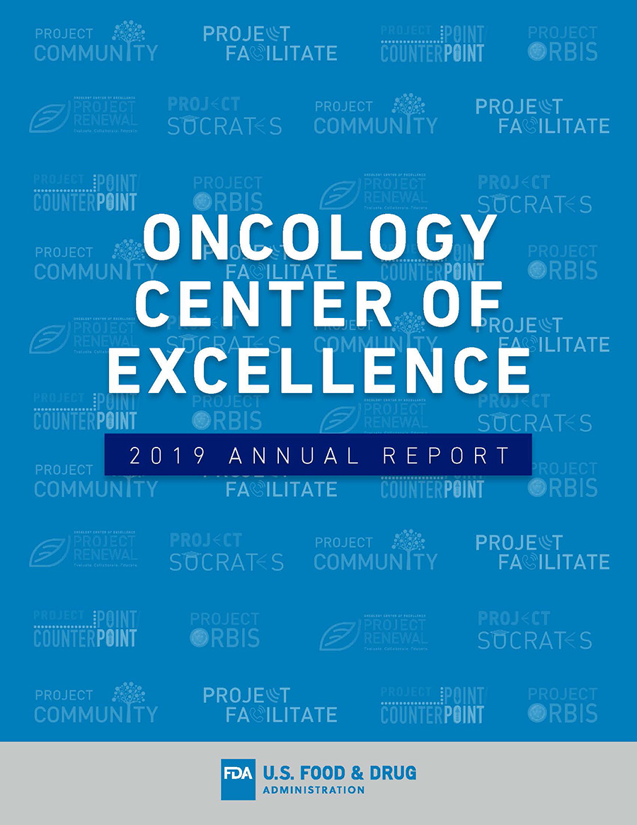 Cover of FDA Oncology Center Of Excellence 2019 Annual Report
