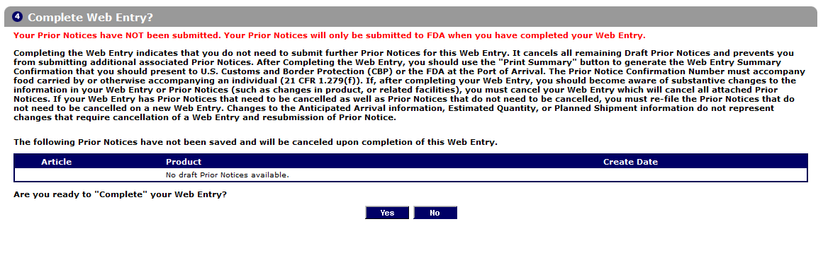 Creating PNSI Complete Entry (Figure 34)