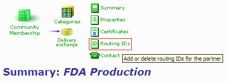 Screen Shot-Select 'To routing ID' then selct 'Add'