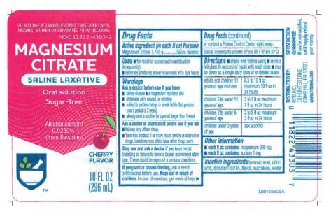 “Rite Aid Magnesium Citrate Saline Laxative, Cherry Flavor”      