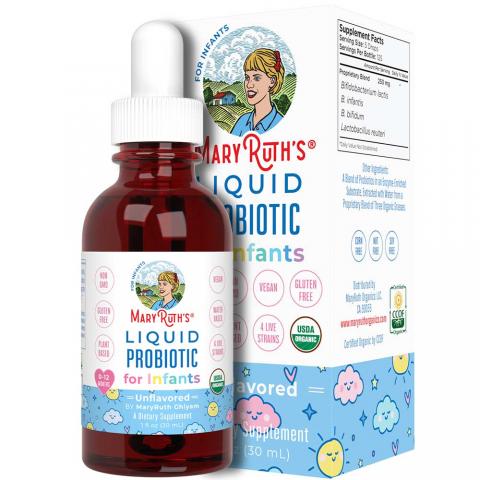 liquid probiotic for infants (1oz), Front view