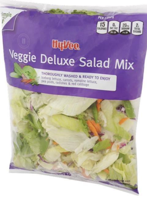 UPC: 0-75450-08530 HY-VEE VEGGIE DELUXE SALAD 12 OZ