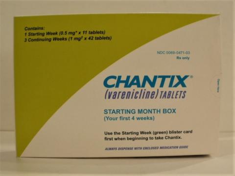 Chantix (varenicline) Tablets, 0.5/1 mg, Starting Month Box