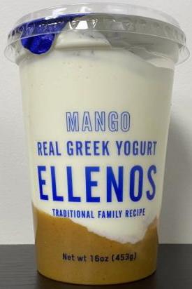 “Mango Real Greek Yogurt, Ellenos”