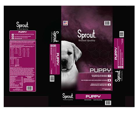 Image – Sprout, PUPPY, NET WT. 20 LBS.