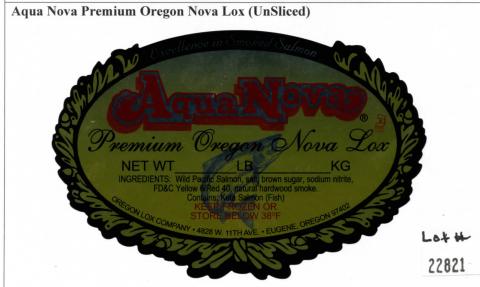 “Aqua Nova Premium Oregon Nova Lox (Unsliced)”