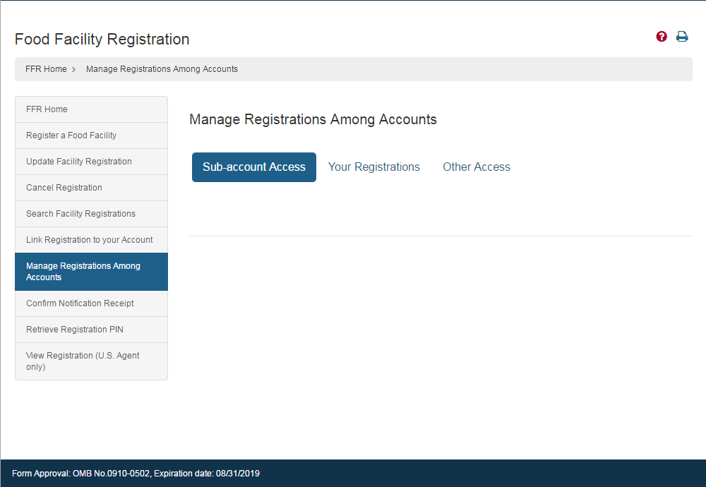 Food Facility Registration Additional Capabilities Figure 10a