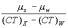 Contrast Scale Formula